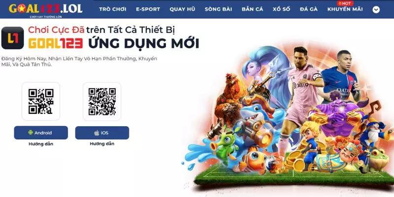 Chi tiết các bước tải app Goal123 về di động